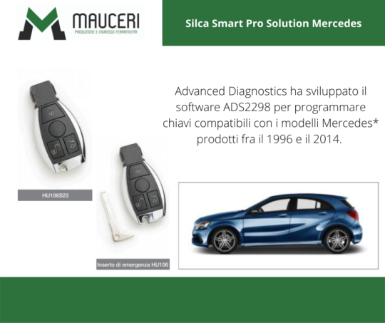 Silca Smart Pro Soluzione Mercedes